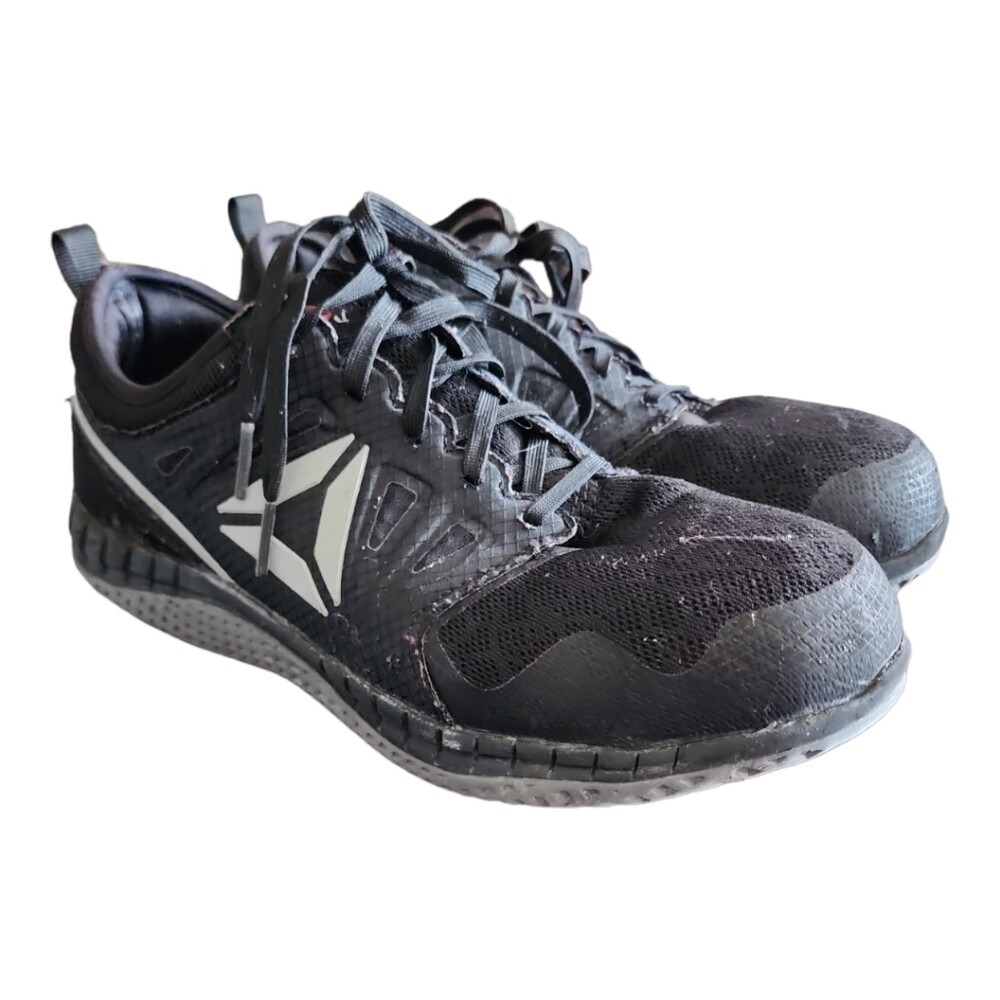 Reebok Work Steal Toe Sneakers Black Mens Size 7.5W